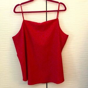 NWT Ann Taylor pink & red animal print top. XXL.